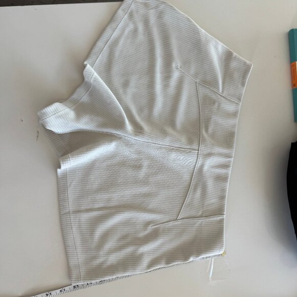 lululemon Ribbed Softstreme High-Rise Short 2" Bone (Size 12) - Picture 3 of 6
